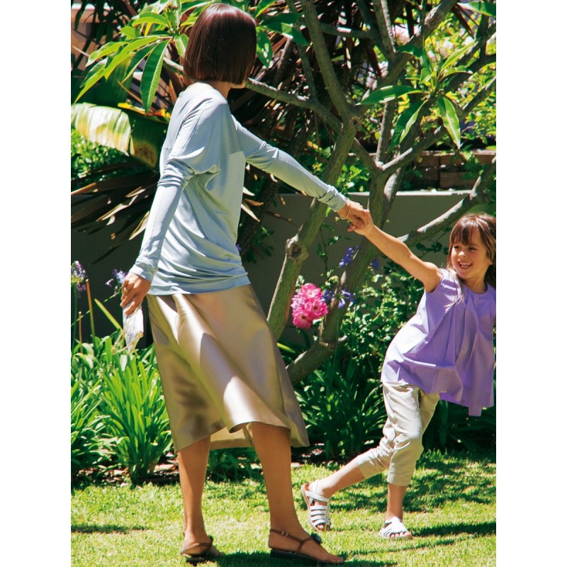 Pattern Midi skirt with a...