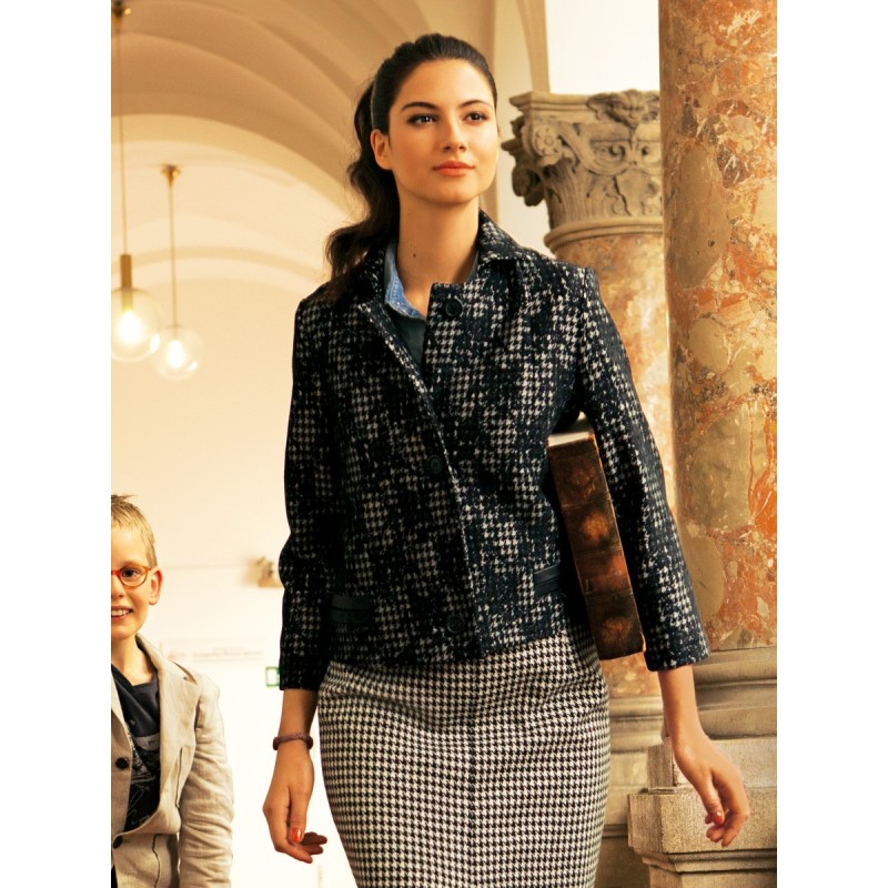 Pattern Short jacket with...