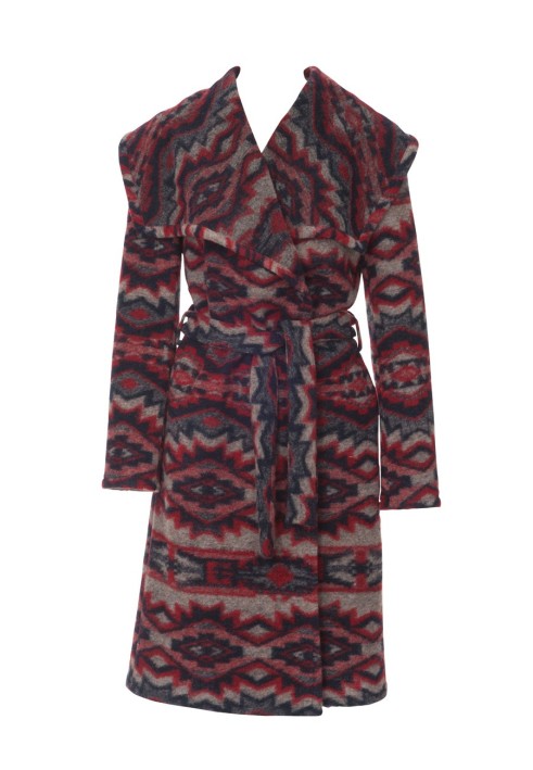 Pattern Coat with a wide collar (Burda 10/2012, pattern number 103)