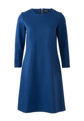 Pattern A-silhouette knitted dress with 7/8 sleeves (Burda 9/2019, pattern number 104)