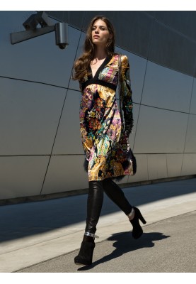 Pattern Empire dress with long sleeves (Burda 9/2012, pattern number 124)