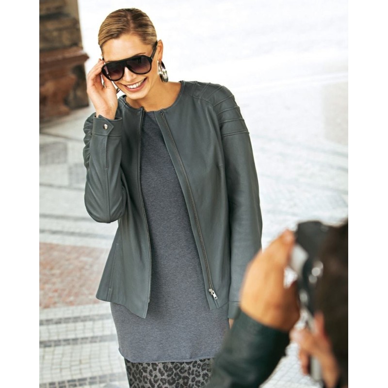 Pattern Jacket in biker...