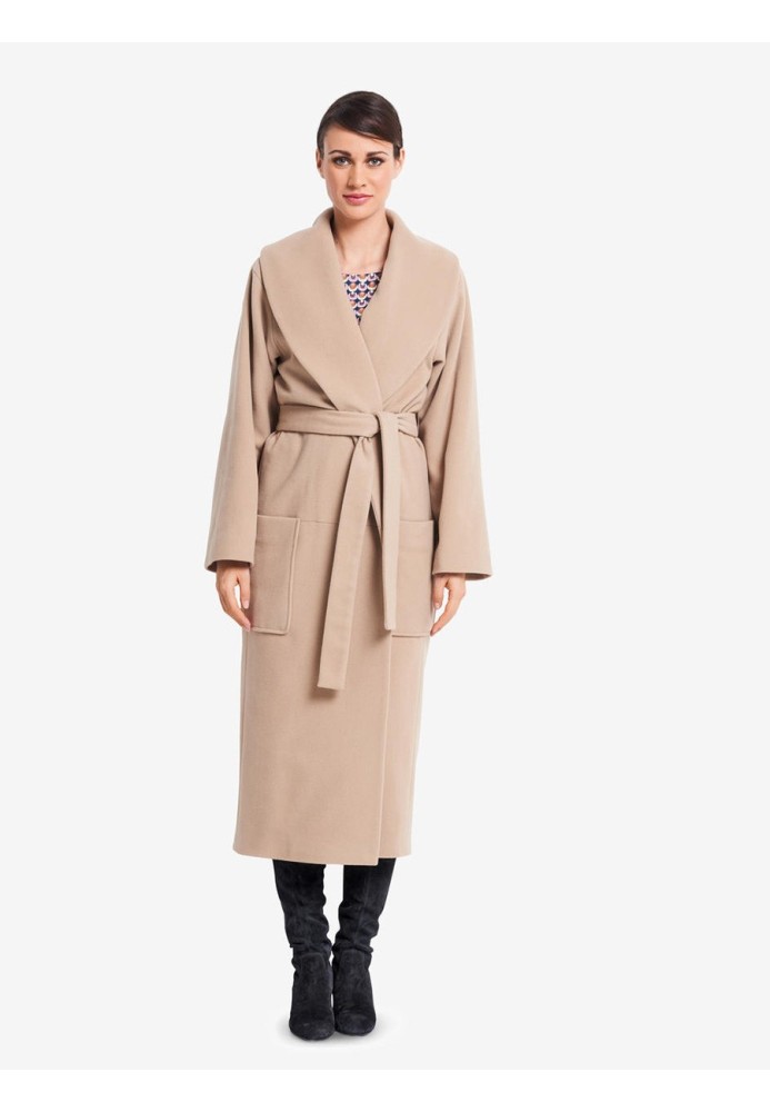 Pattern Coat with a smell and shawl collar (Burda 2/2018, pattern number 6378 A)