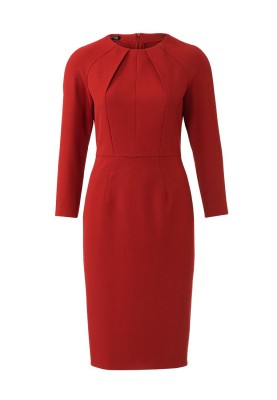 Pattern Sheath dress with long raglan sleeves (Burda 1/2020, pattern number 106 B)