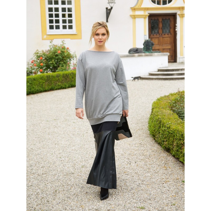 Pattern Maxi skirt with...