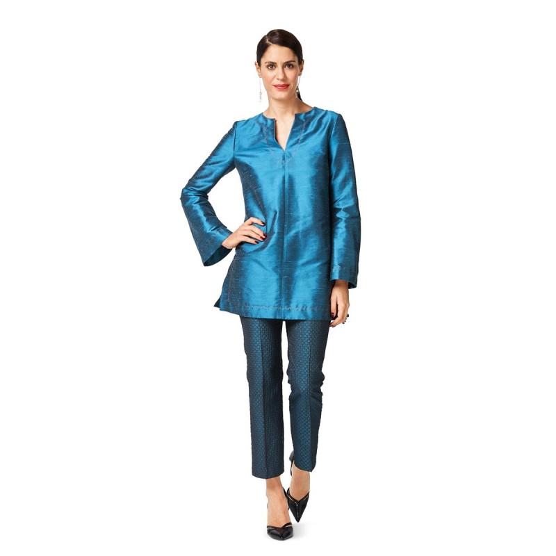 Pattern Jacquard pants with...