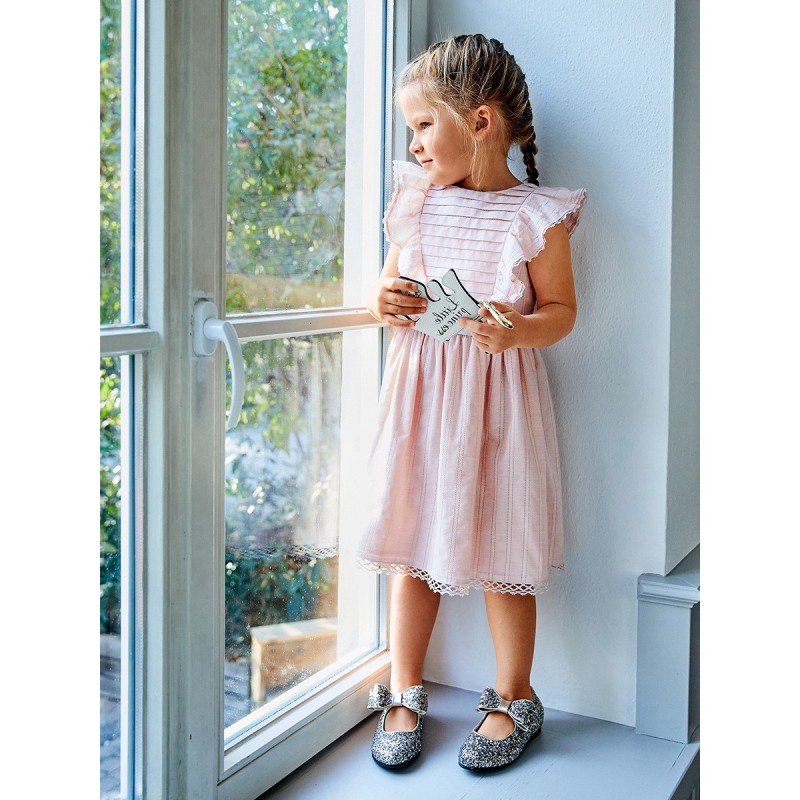 Pattern Dress with a lush...