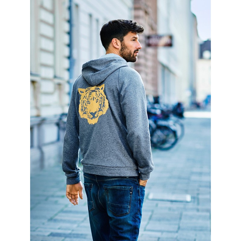 Pattern Knitted anorak with...