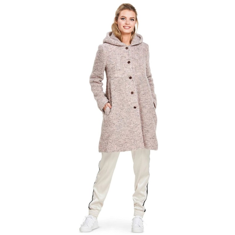 Pattern Boucle coat with a...