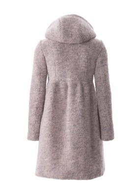 Pattern Boucle coat with a hood (Burda 2/2018, pattern number 6361 B)