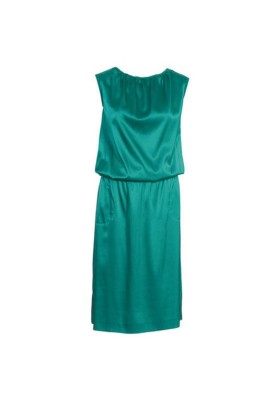 Pattern Satin dress with drawstring at the waist (Burda 4/2011, pattern number 115 B)