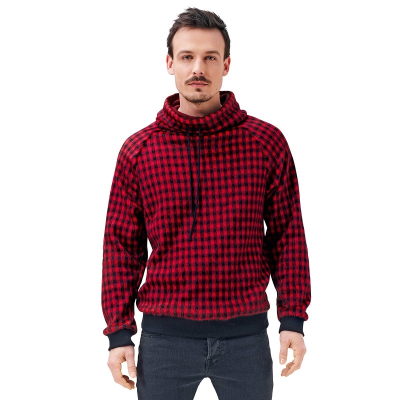 Pattern Anorak knitted with...