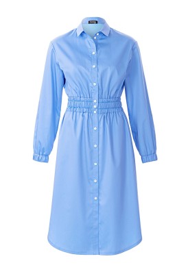 Pattern Shirt-cut dress below the knees (Burda 2/2019, pattern number 101 B)