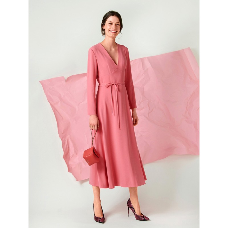 Pattern Midi cut-out dress...