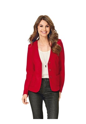 Pattern Single-breasted jacket with ruffles on the sleeves (Burda 2/2016, pattern number 6569 B)