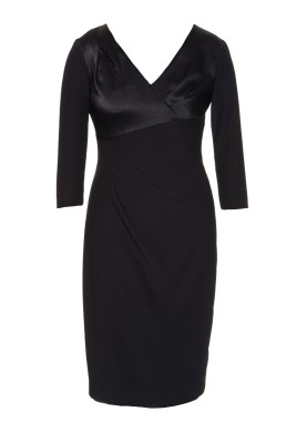 Pattern Dress-sheath made of crepe satin (Burda 10/2011, pattern number 138 B)