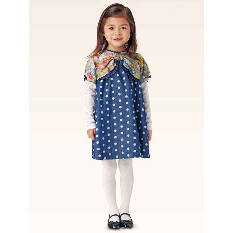 Pattern A-line dress with a...