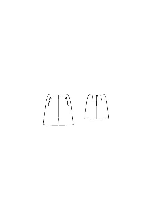 Pattern Mini suede skirt (Burda 11/2012, pattern number 123)