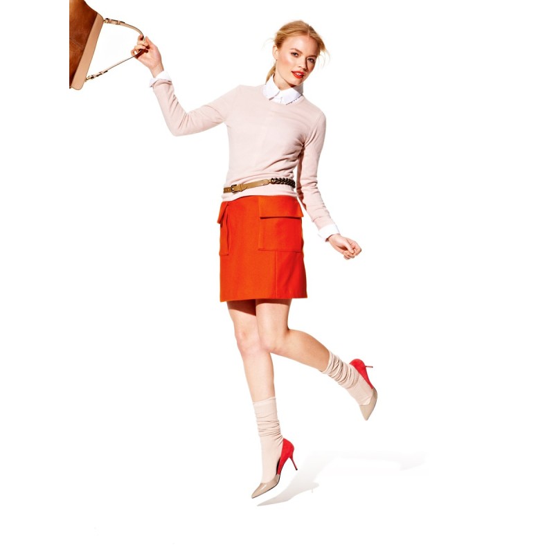 Pattern Mini skirt with...