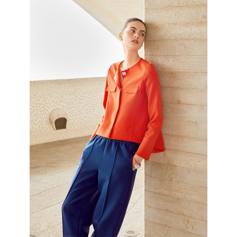 Pattern Jacket of a flared...