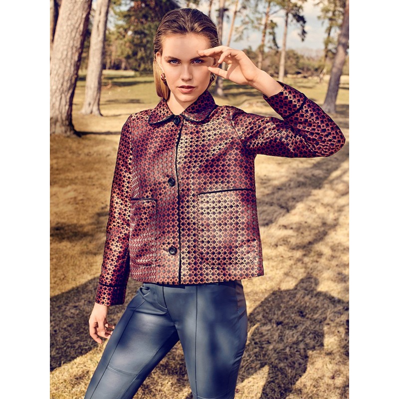 Pattern Short jacket with...