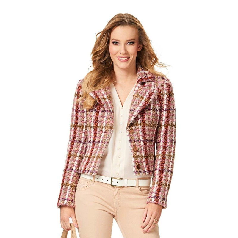 Pattern Boucle jacket short...