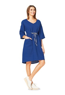 Pattern Loose dress with dropped armholes (Burda 2/2015, pattern number 6732 B)