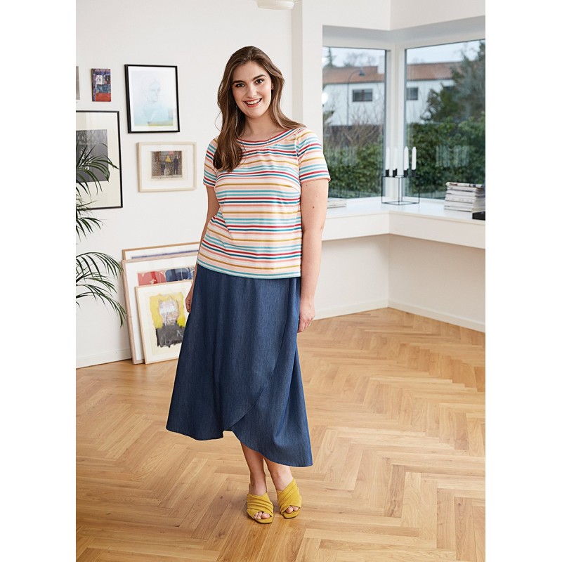 Pattern Skirt with an...