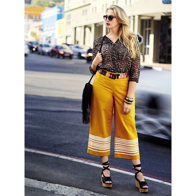 Pattern Pants 7/8 length...