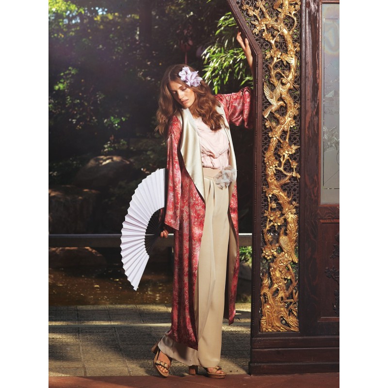 Pattern Silk crepe marlene...