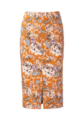 Pattern Pencil skirt with front slit (Burda 2/2020, pattern no. 6184 A)