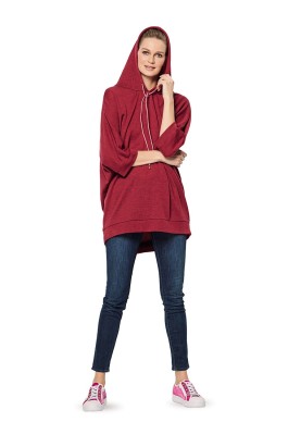 Pattern Anorak of spacious cut with a hood (Burda 2/2020, pattern number 6191 B)