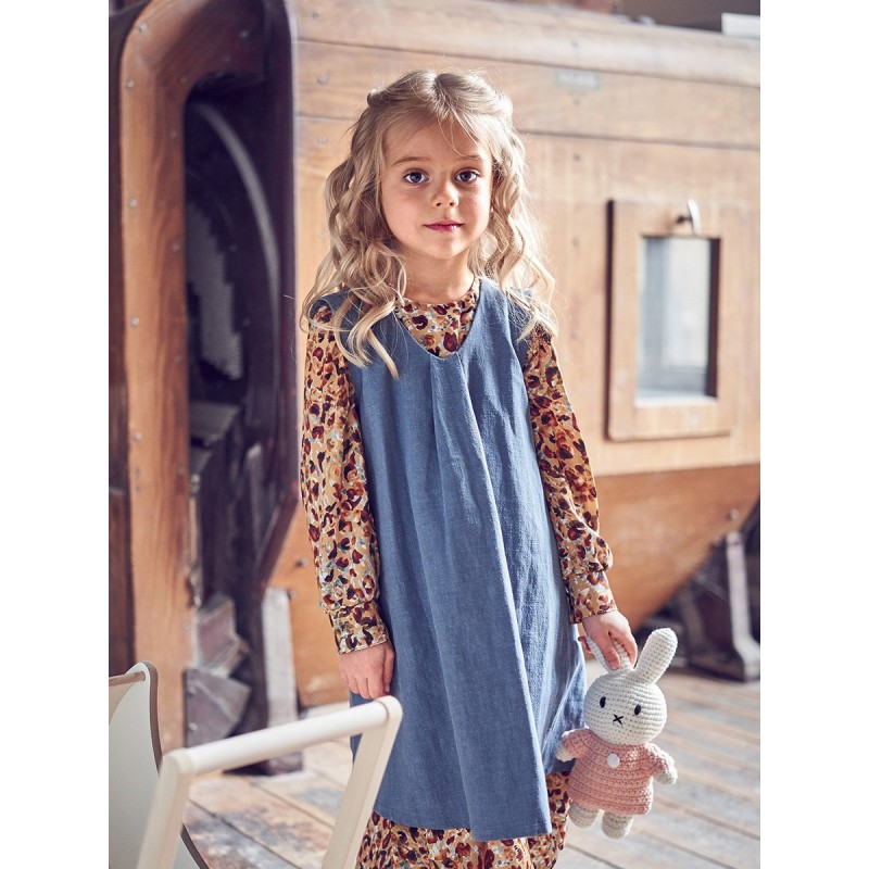 Pattern Sleeveless A-line...