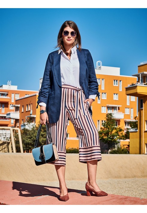 Pattern Culottes with a belt (Burda 2/2020, pattern number 127)