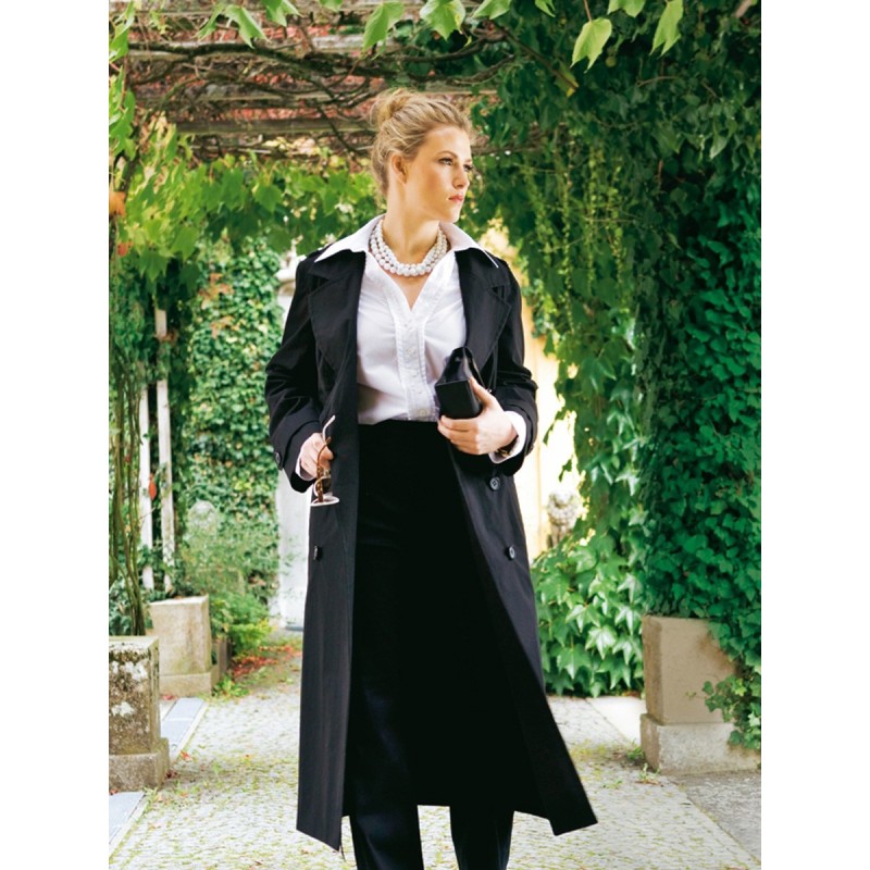 Pattern Long polo shirt...