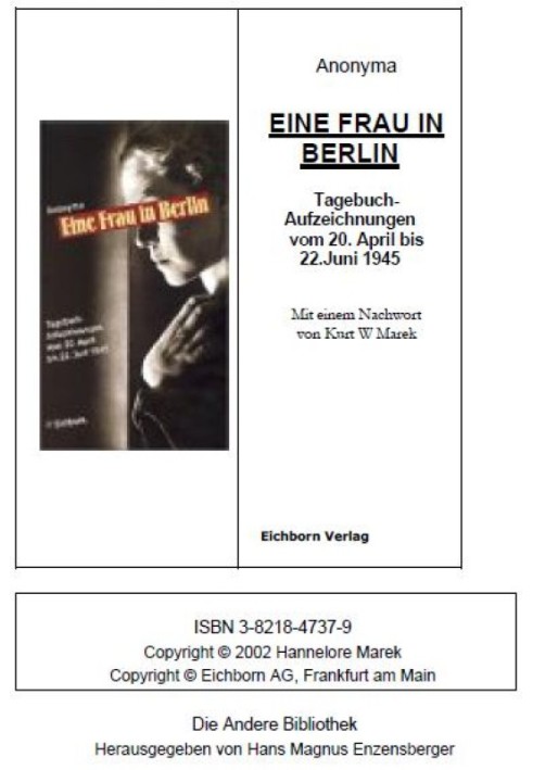 Woman in Berlin