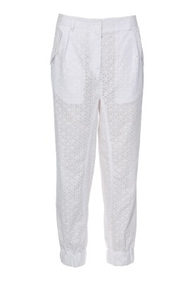 Pattern 7/8 length batiste trousers (Burda 3/2011, pattern no. 132 A)