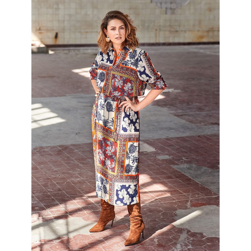 Pattern Cutaway dress with...