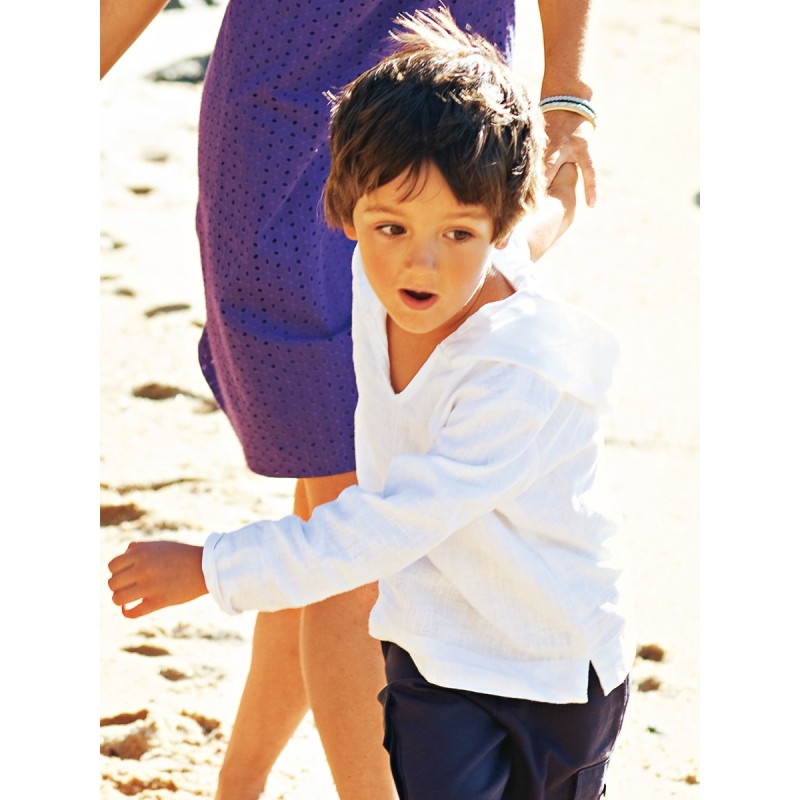 Выкройка Анорак льняной с...