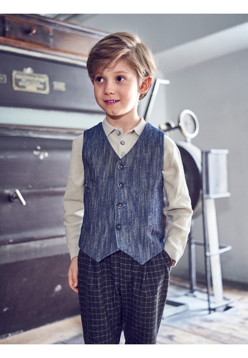 Pattern Classic waistcoat with pointed pleats (Burda 10/2019, pattern number 129)