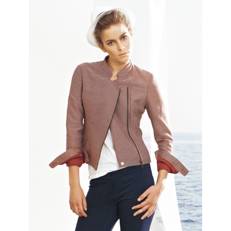 Pattern Jacquard jacket in...