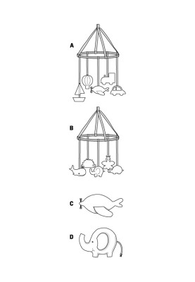 Выкройка Игрушка мобиль для мальчиков (Burda 2/2016, № выкройки 6625 A)