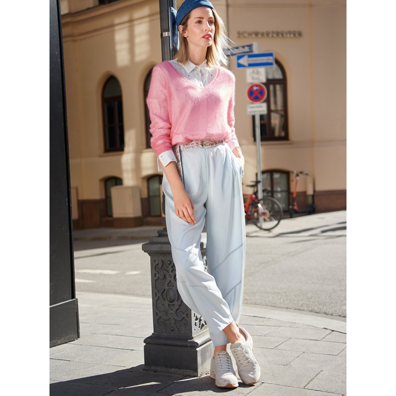 Pattern Satin banana pants...