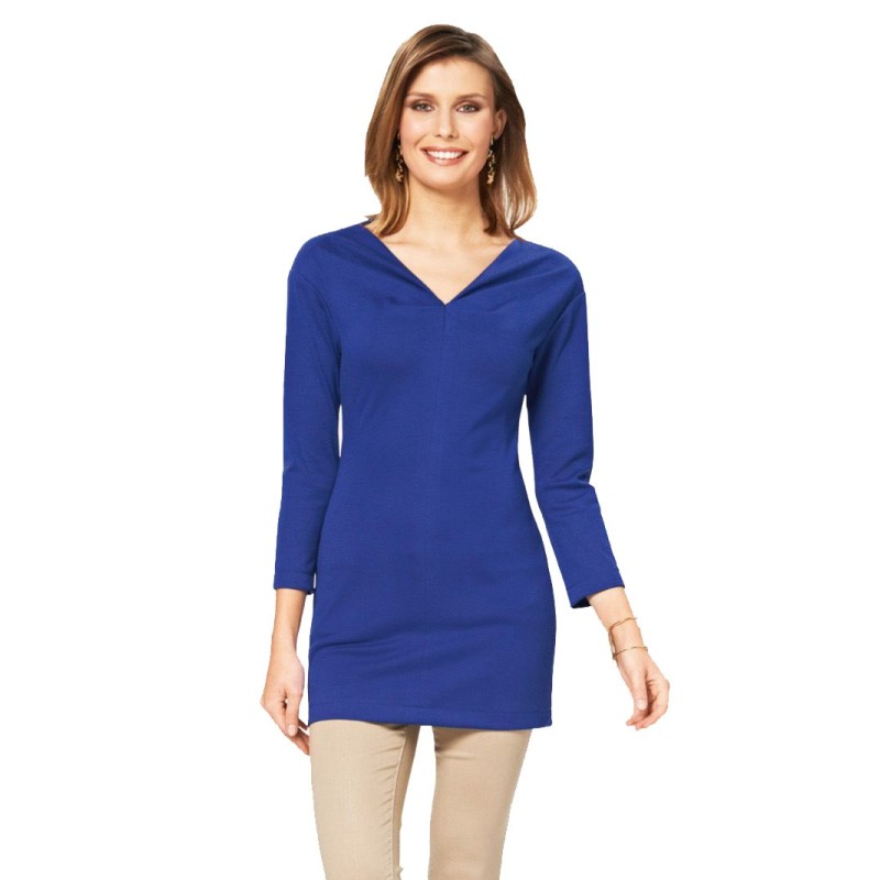 Pattern Long pullover with...