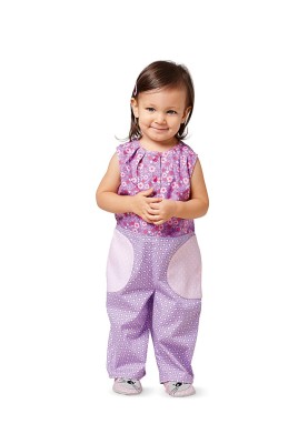 Pattern Jumpsuit with long sleeves and turn-down collar (Burda 2/2016, pattern number 9370 C)