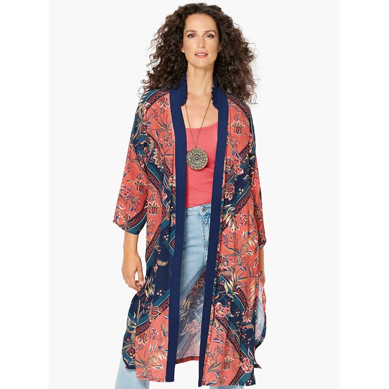 Pattern Kimono long with...