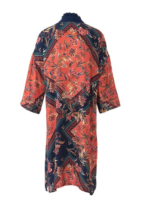 Pattern Kimono long with contrasting stripes (Burda 1/2020, pattern number 6244 A)