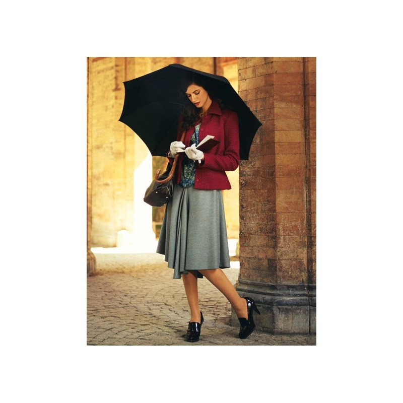 Pattern Flannel skirt with...