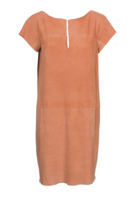 Pattern Suede dress with a straight cut (Burda 2/2011, pattern number 117)