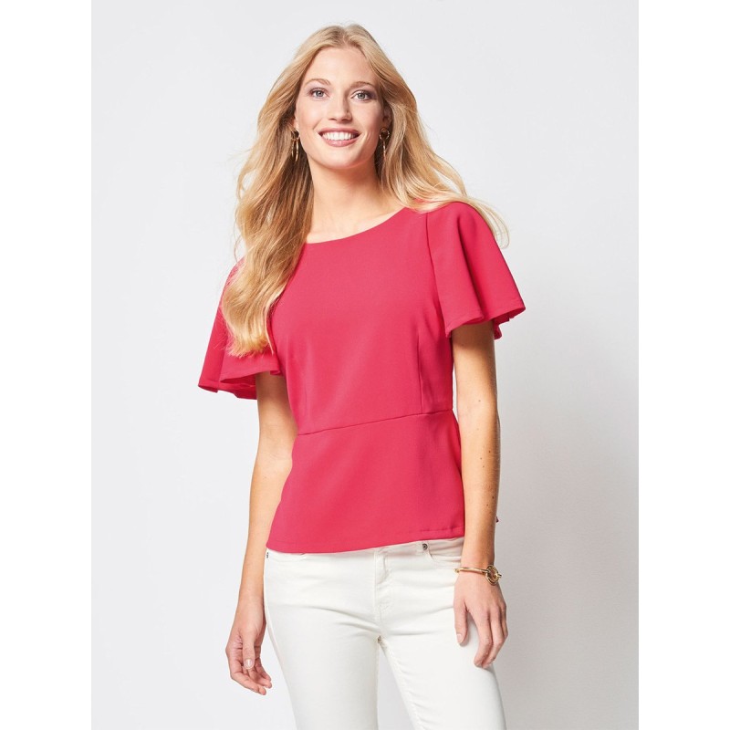 Pattern Blouse with basque...